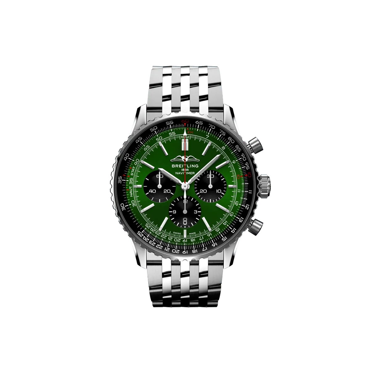 Dit Breitling horloge behoort tot de Breitling Navitimer collectie. 
Referentienummer: AB0138241C1A1
Caliber: Breitling 01 (Manufacture)

