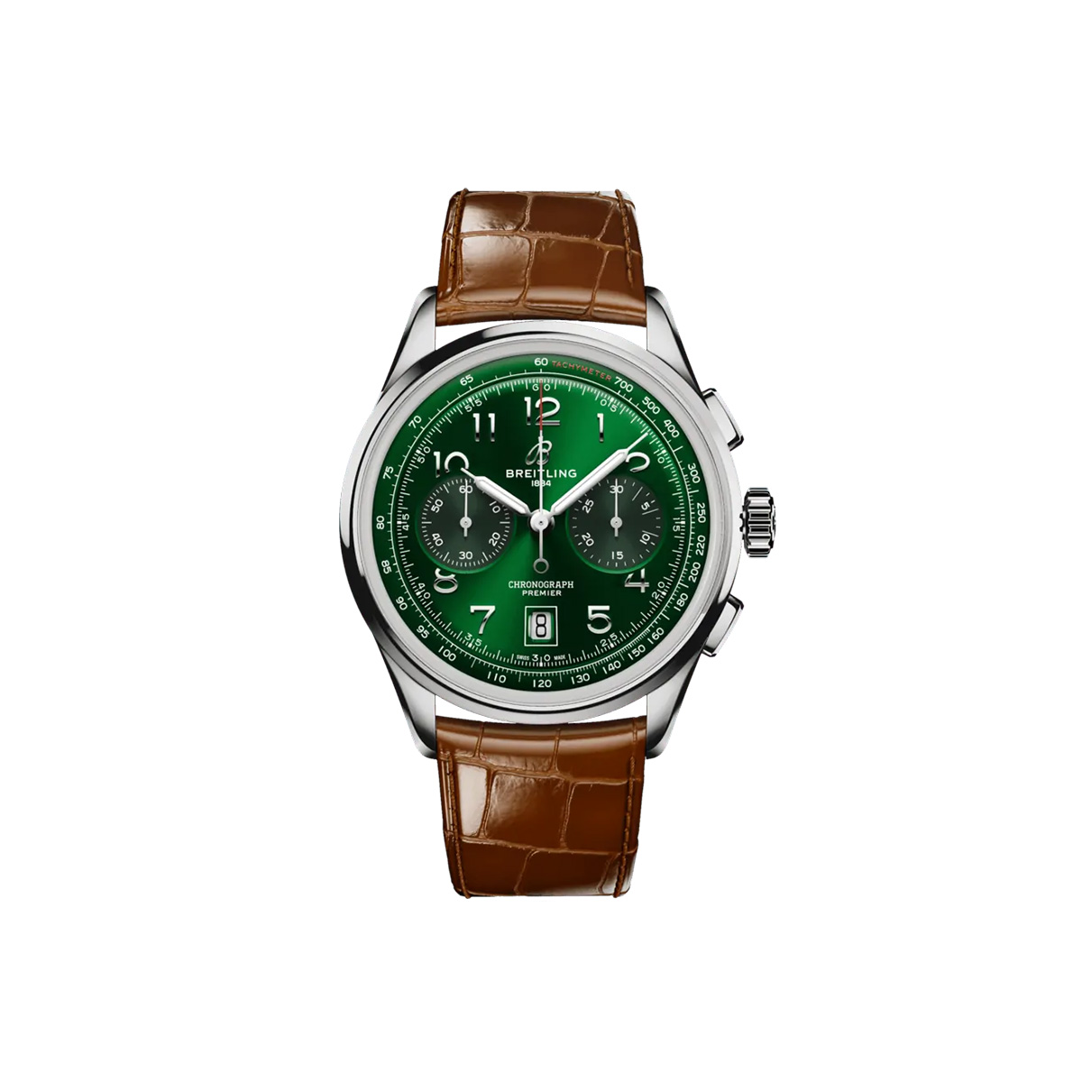 Dit Breitling horloge behoort tot de Breitling Premier collectie. 
Referentienummer: AB0145371L1P1
Caliber: Breitling 01 (Manufacture)
