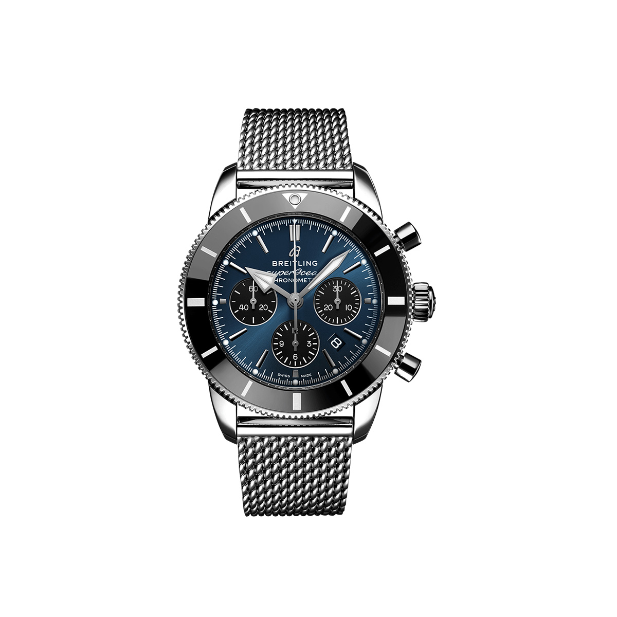 Dit Breitling horloge behoort tot de Breitling Superocean Heritage collectie. 
Referentienummer: AB0162121C1A1
Caliber: Breitling 01 (Manufacture)

