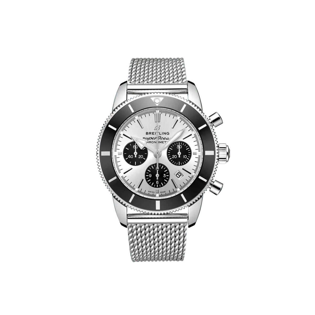 Dit Breitling horloge behoort tot de Breitling Superocean Heritage collectie. 
Referentienummer: AB0162121G1A1
Caliber: Breitling 01 (Manufacture)
