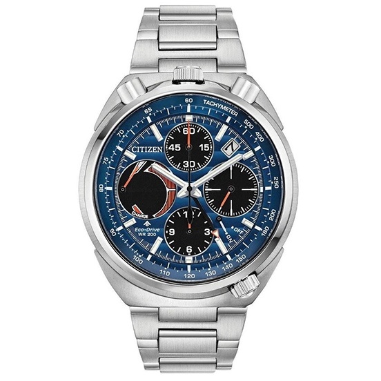 Citizen - Bullhead Chrono Powerreserve Saffierglas 200m WR Eco-Drive Cal: E210