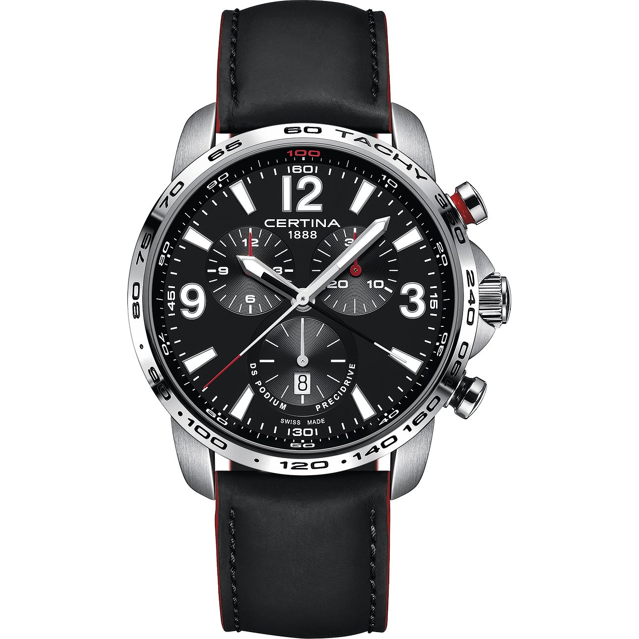 DS Podium Chronograaf Quartz Precidrive 200m WR Saffierglas