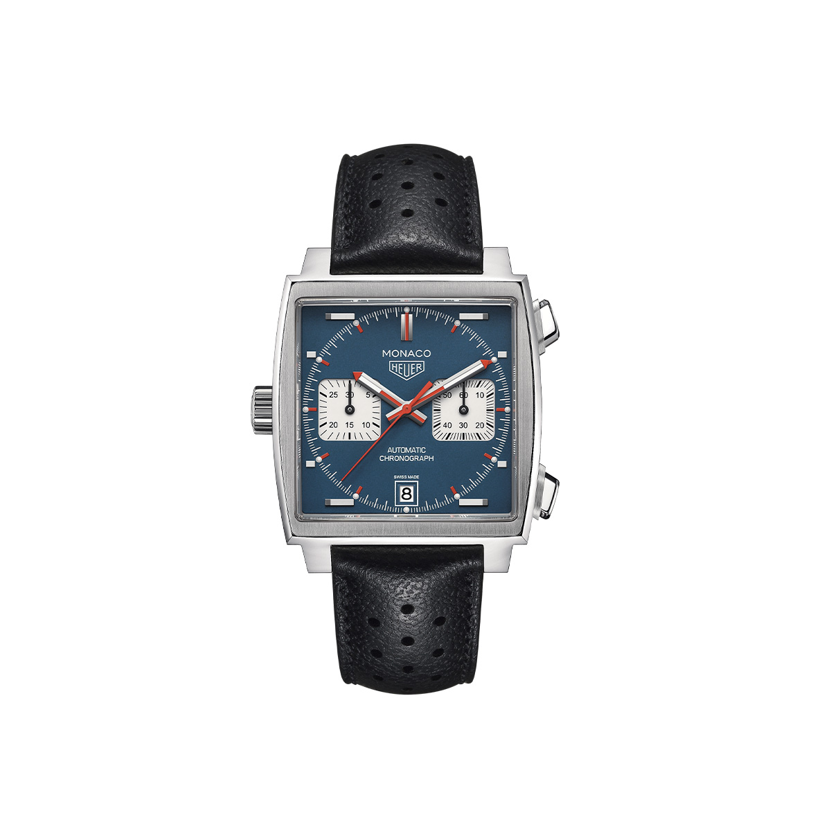 Dit TAG Heuer horloge behoort tot de TAG Heuer Monaco collectie. 
Referentienummer: CAW211P.FC6356
Caliber: 11 Automatic