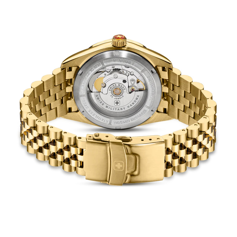 Dit is een horloge van het merk Swiss Military Hanowa gemaakt voor heren.
De specificaties zijn als volgt:
Kastmaat: 41
Waterdichtheid: 10 ATM / 100 Meter / 330 Feet