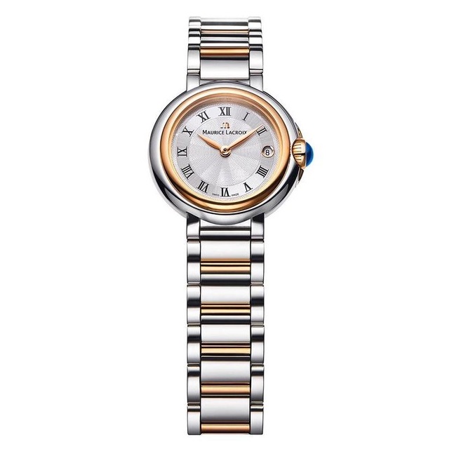 Maurice Lacroix - Fiaba staal/PVD pink 4N dames brac. met saffierglas AV32013