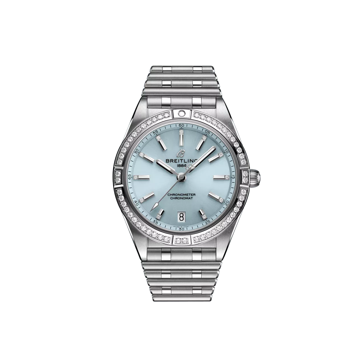 Dit Breitling horloge behoort tot de Breitling Chronomat collectie. 
Referentienummer: G10380591C1G1
Caliber: Breitling 10

