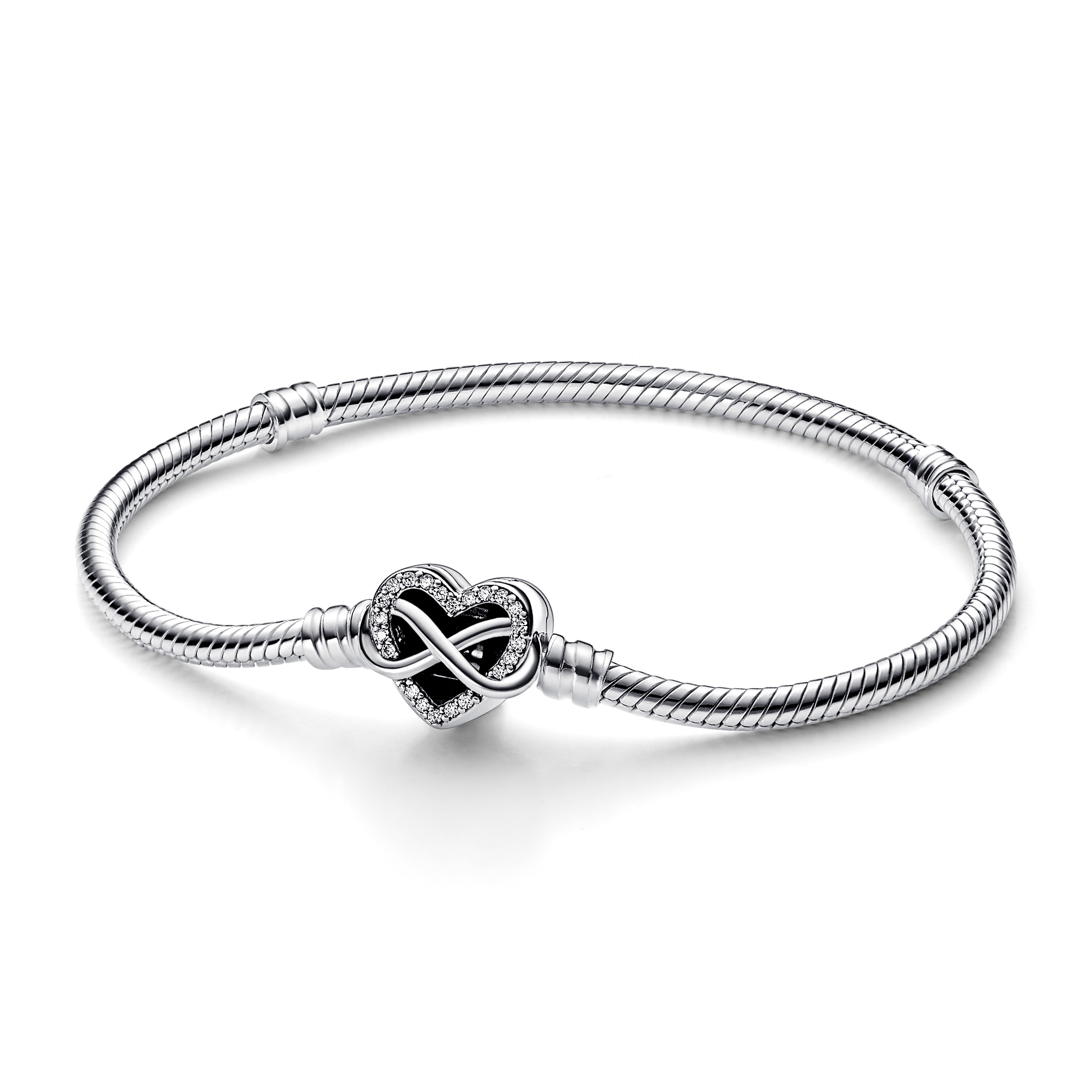 pandora armband met hart infinity sluiting
