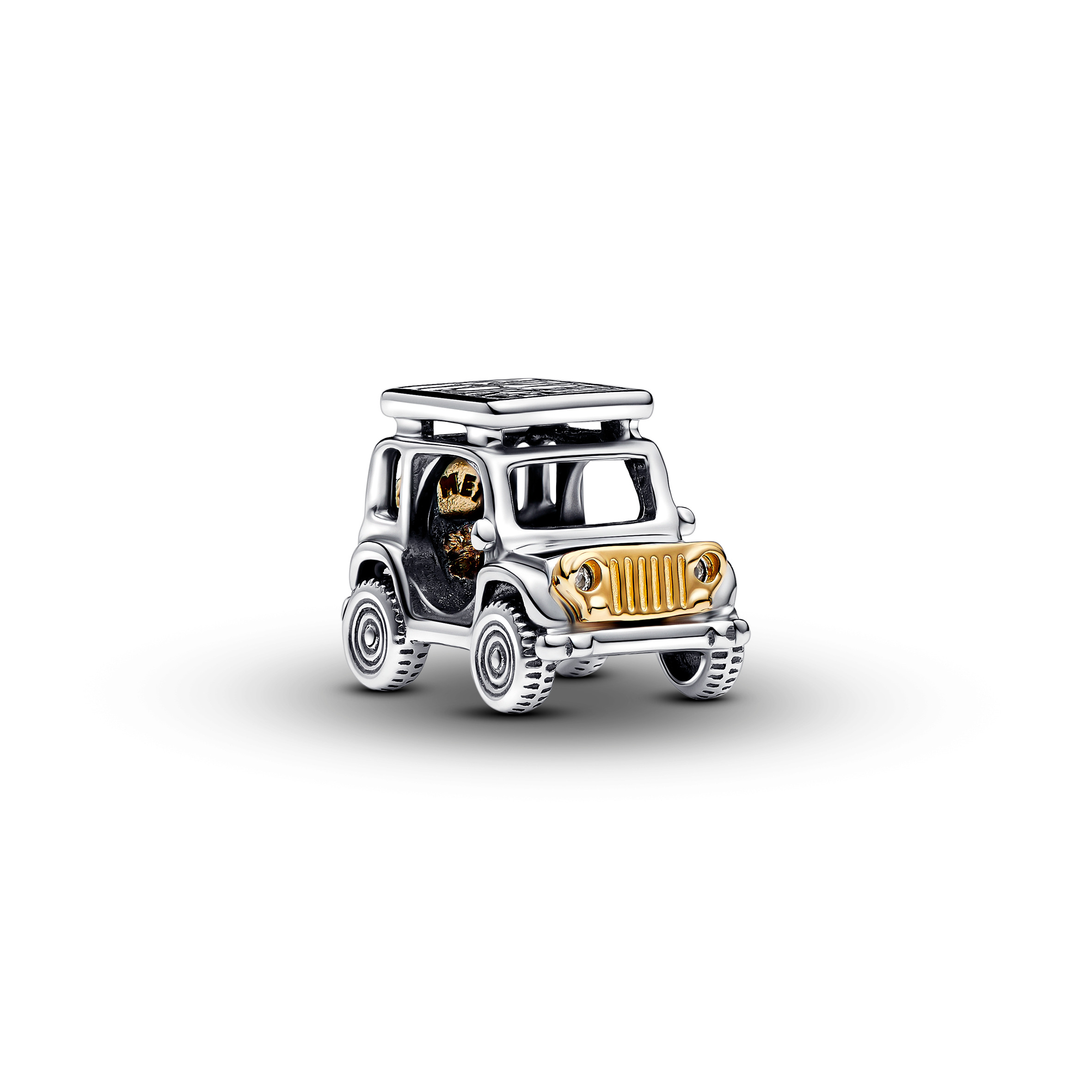 Pandora - Car sterling silver, deels verguld, en bezet met zirconia's - 763330C01