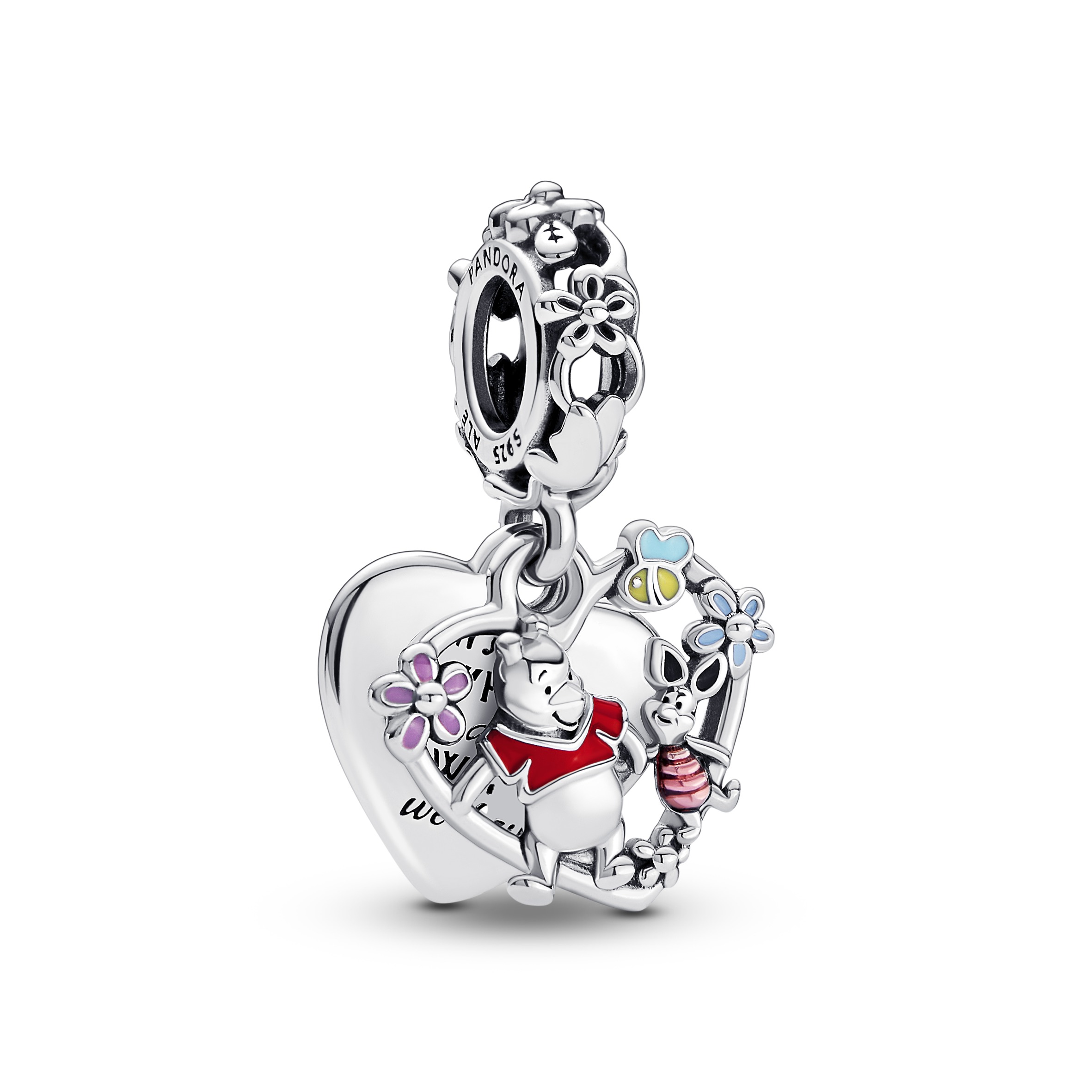 Pandora Disney Winnie the Pooh & Piglet Dubbele Hangende Bedel 