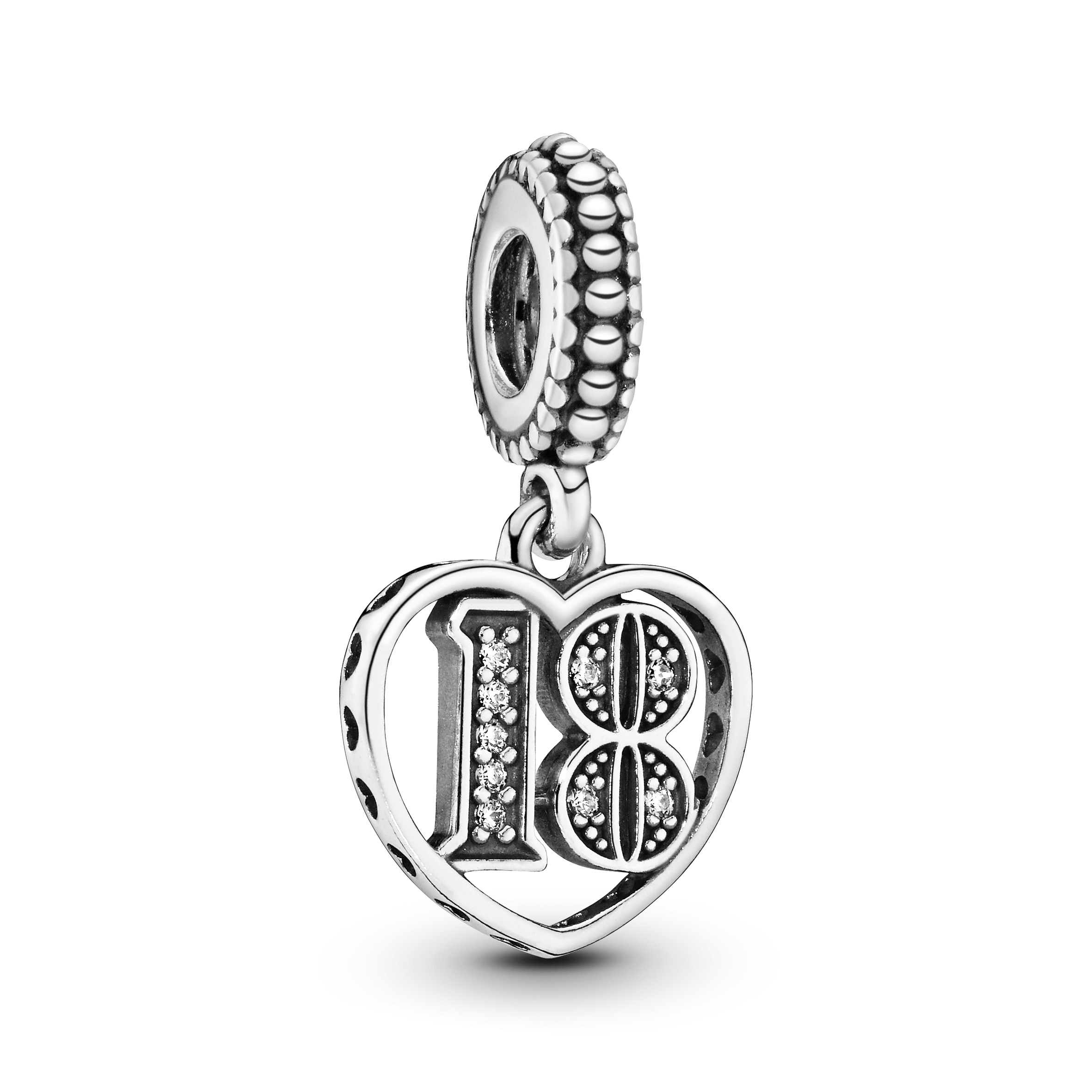 pandora charm 18 zirkonia