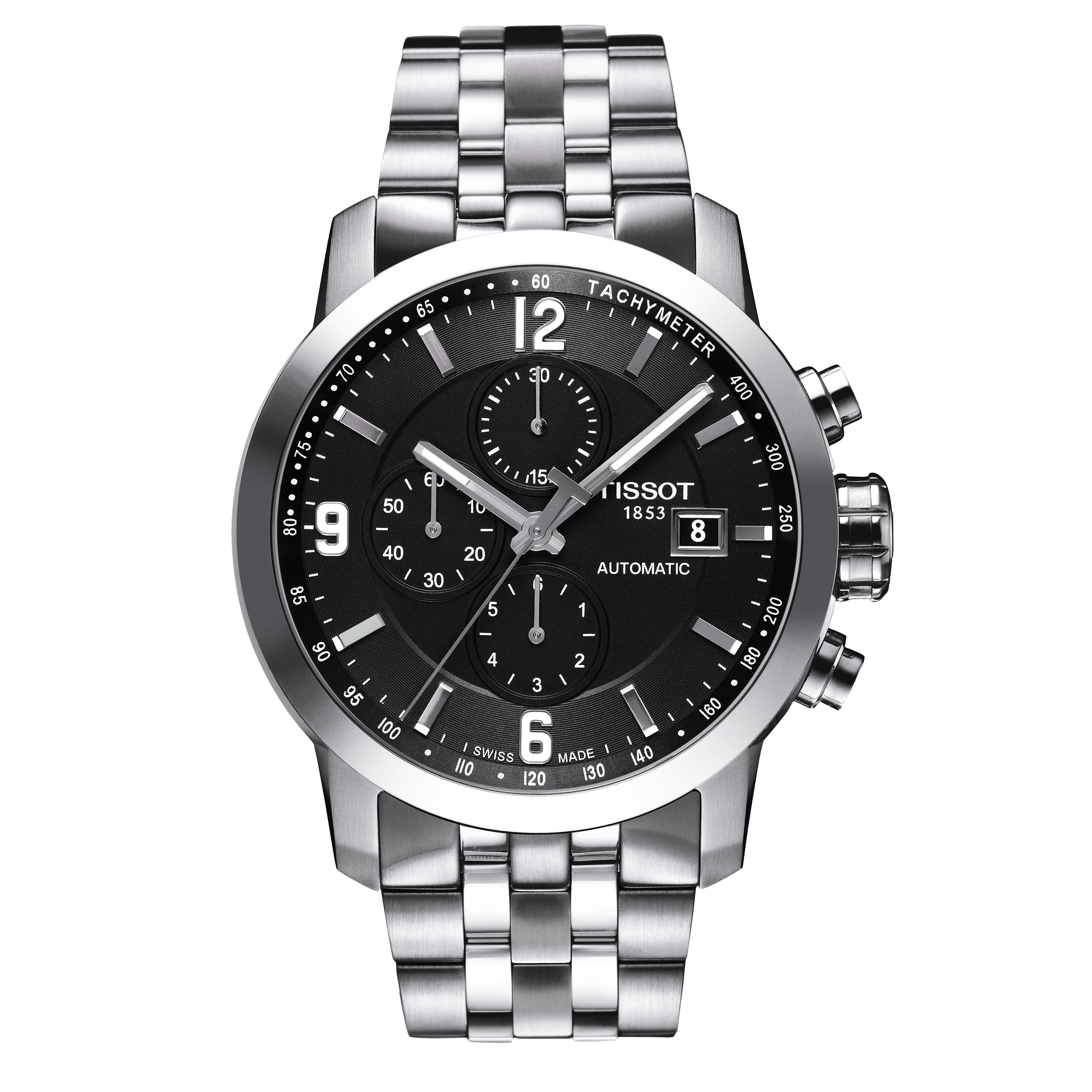 Tissot - PRC 200 Staal heren automatic chrono met saffierglas 200m WR