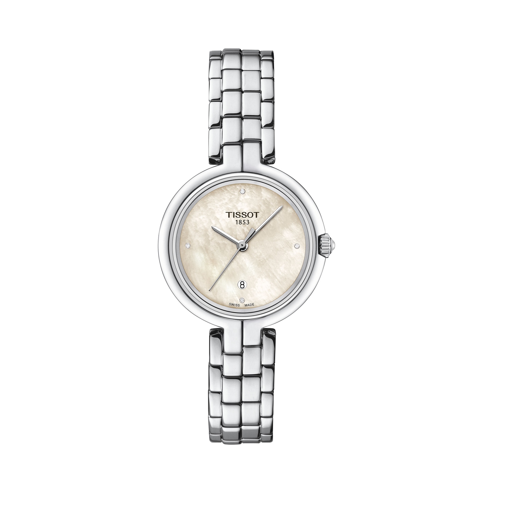 Tissot - Flamingo Lady, Quartz, 50m WR, Saffierglas, 30mm