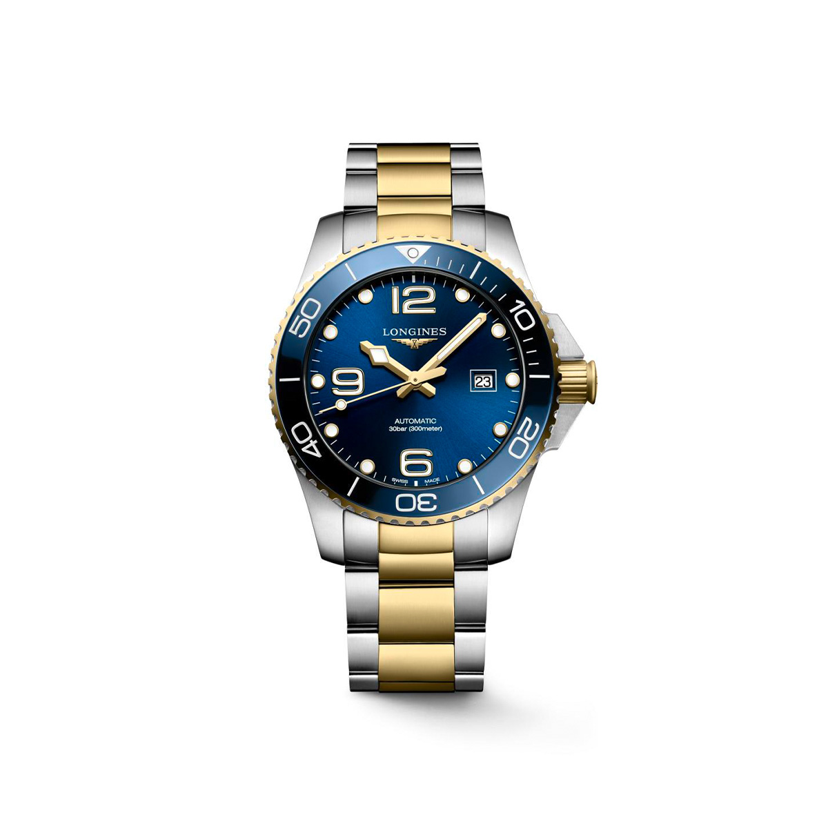  Dit Longines horloge behoort tot de Longines Hydroconquest collectie. 
Referentienummer: L3.782.3.96.7
Caliber: L888
