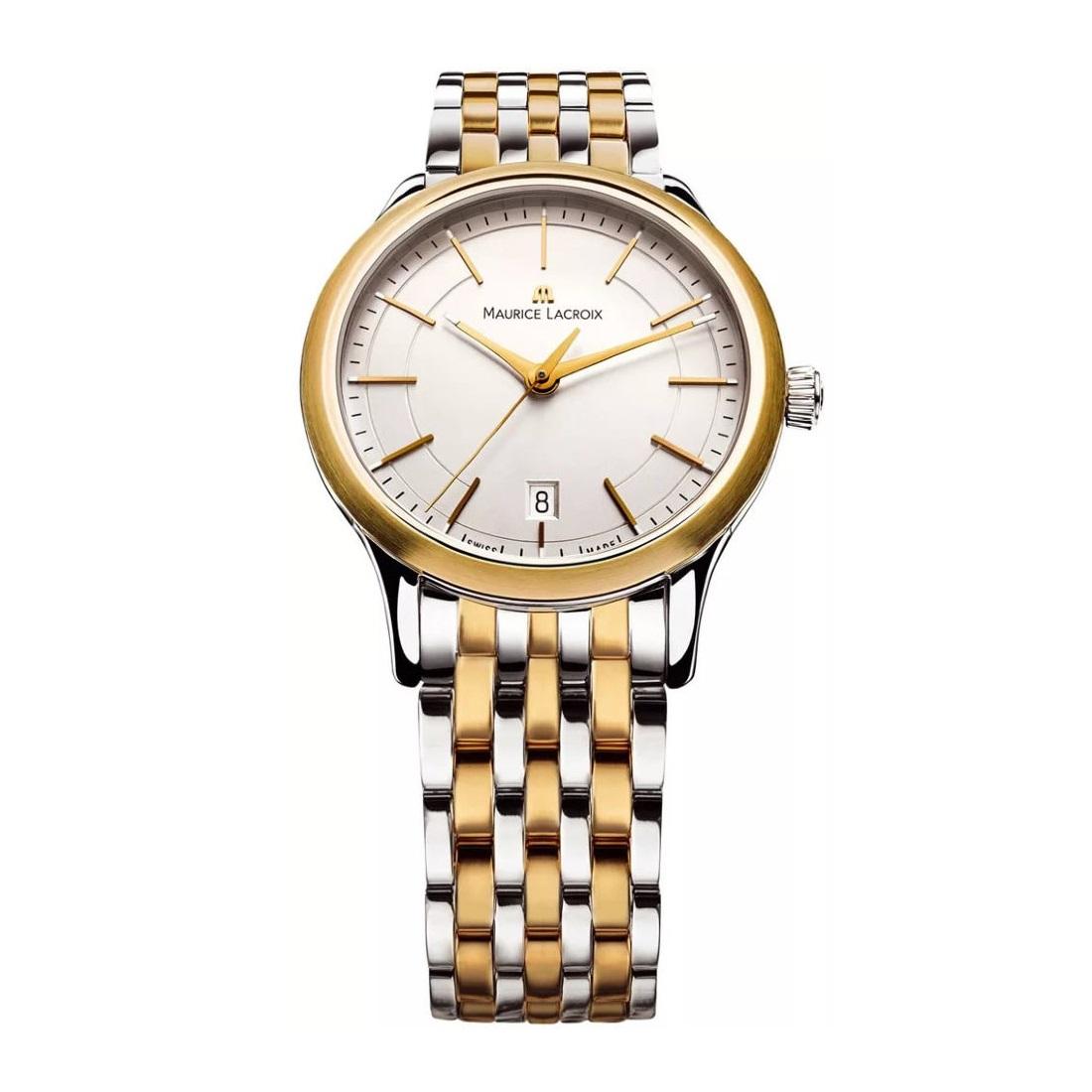Maurice Lacroix - Les Classiques AS23848 dames brac.bic. met saffierglas