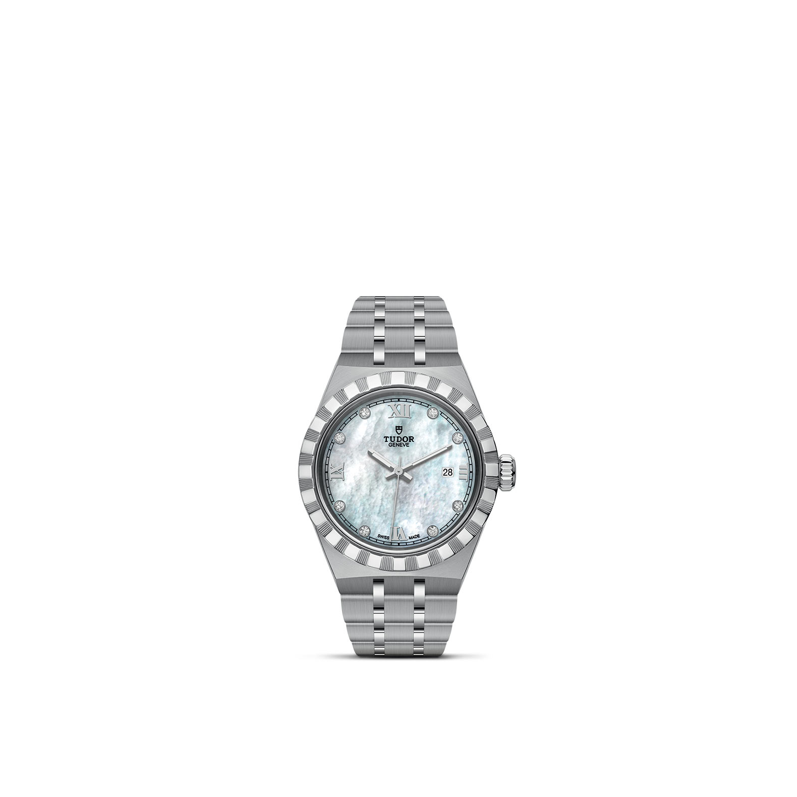Dit Tudor horloge behoort tot de Tudor Royal collectie.
Referentienummer: M28300-0005
Calibre: T201