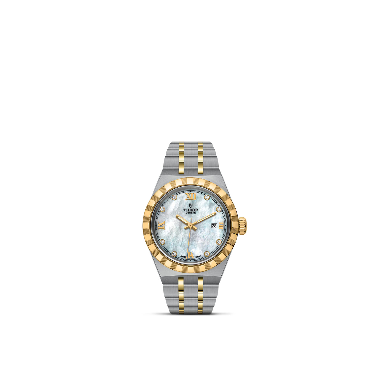 Dit Tudor horloge behoort tot de Tudor Royal collectie.
Referentienummer: M28303-0007
Calibre: T201