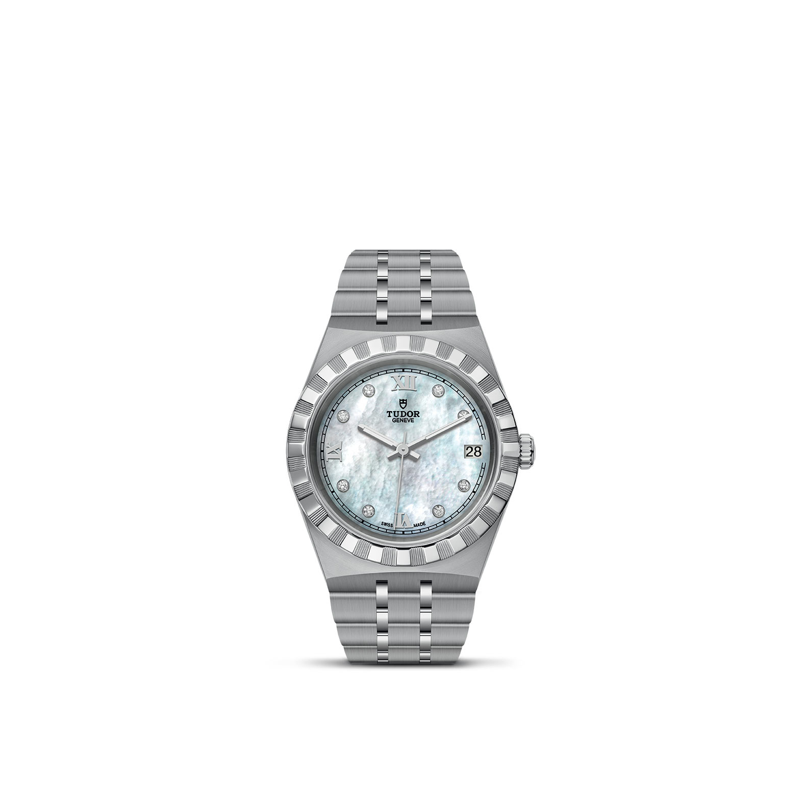 Dit Tudor horloge behoort tot de Tudor Royal collectie.
Referentienummer: M28400-0005
Calibre: T601
