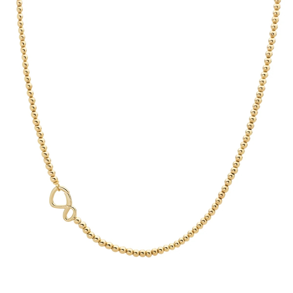 Sparkling Jewels - Link Necklace, Doublé 3mm 45cm