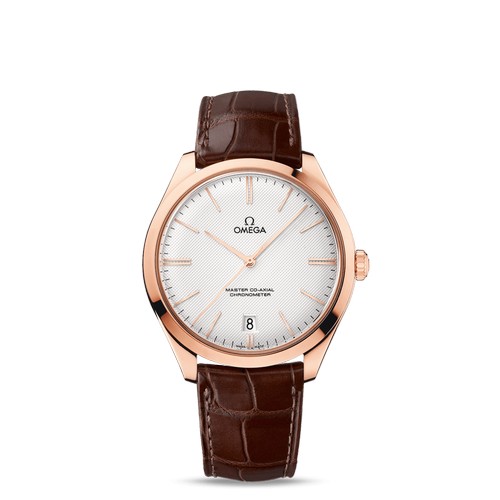 Omega - De Ville Tresor, Sedna, Master Co-Axial, rosé 18krt gouden heren automaat, met lederband, serienr. 88042099