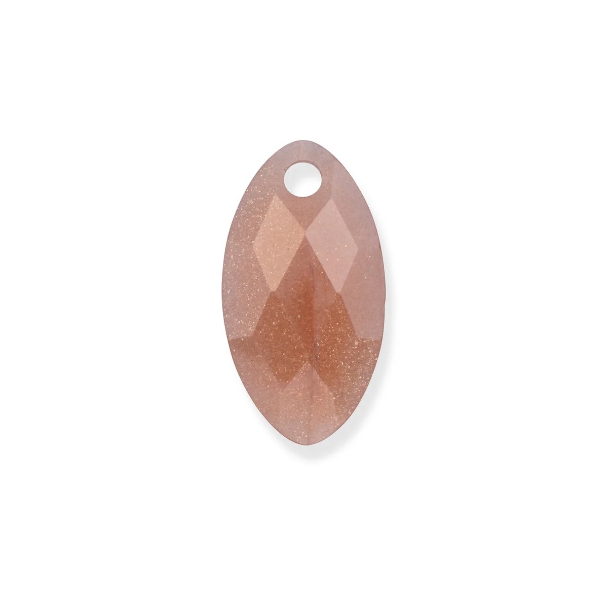 Sunstone Leaf ketting edelsteen