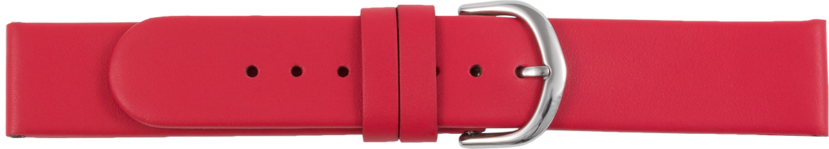 Horlogeband leder 14mm Rood