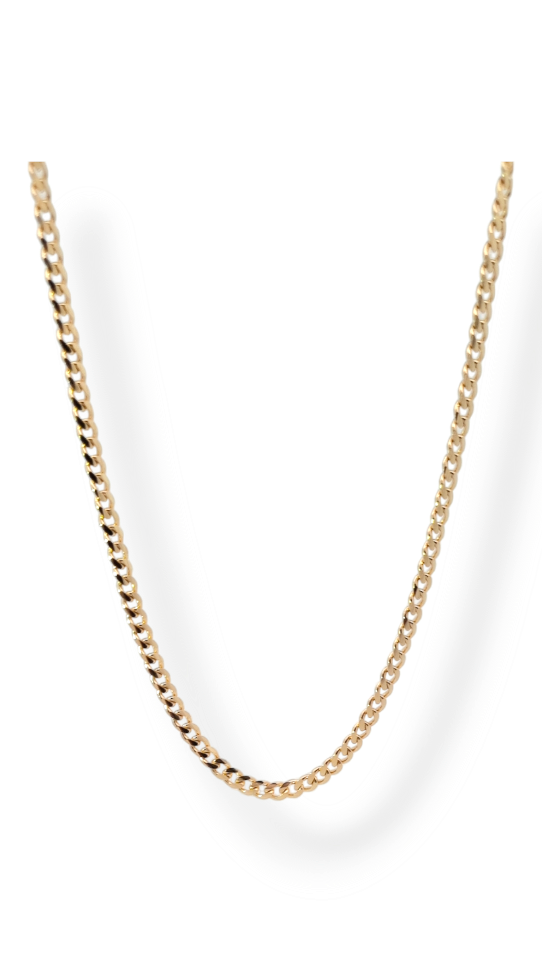 Dit unisex  collier van Louis Bros is vervaardigd uit 14 karaat geelgoud (14.10gr.). Het collier heeft een lengte van 45 cm en een breedte van 3.60 mm. En een dikte van 1.34 mm. Deze gourmet collier is stijlvol en gemakkelijk te combineren.