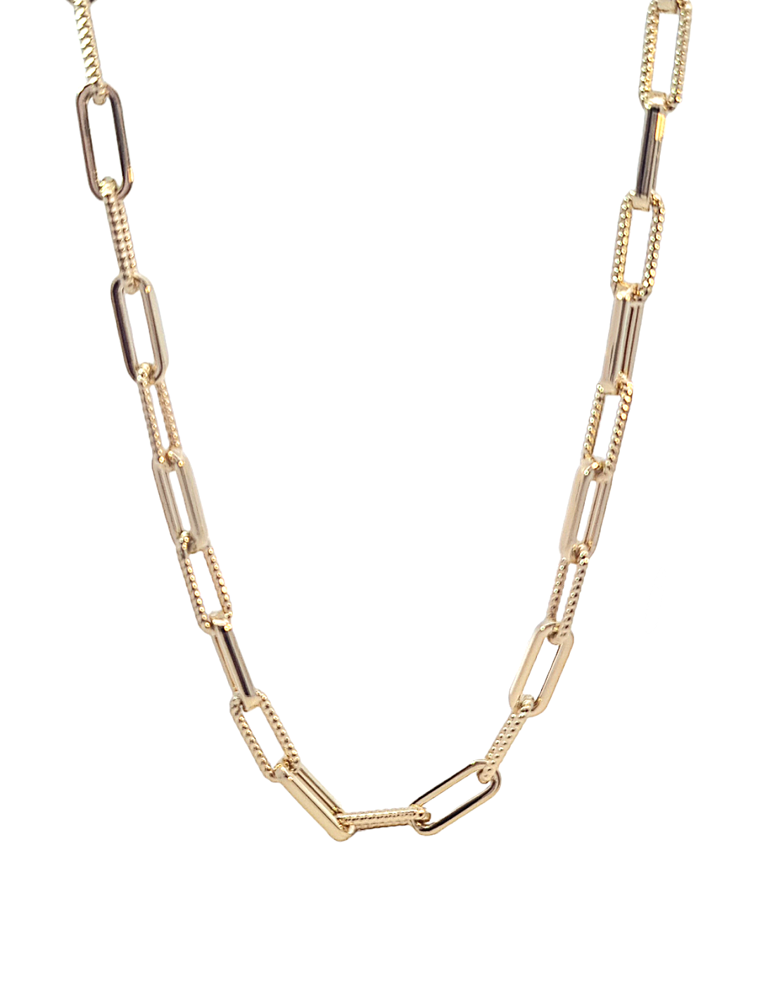 Dit collier van Louis Bros is vervaardigd uit 14 karaat geelgoud (15.20 gr.). Het collier heeft een dikte schakel van 5,5 mm. en een lengte van 50 cm. Deze prachtige schakel kan symbool staan voor een aaneenschakeling van bijzondere momenten in je leven, die je graag wilt koesteren. Deze collier is stijlvol, eenvoudig en gemakkelijk te combineren. De sieraden vormen enerzijds een prachtige basis voor een minimalistische look, of kunnen anderzijds uitgebreid worden met verschillende type sieraden voor een rijke en of een feestelijke uitstraling.