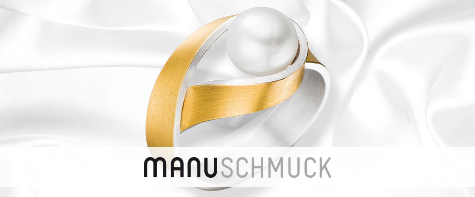 Zilveren ring met 22kt. goud en een parel