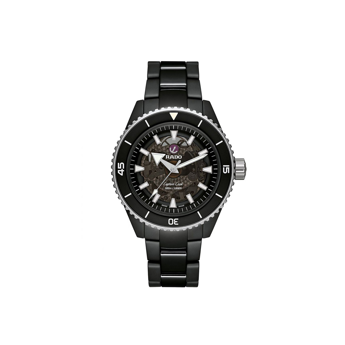 Dit Rado horloge behoort tot de Rado Captain Cook collectie.
Referentienummer: R32127152
Calibre: R734
