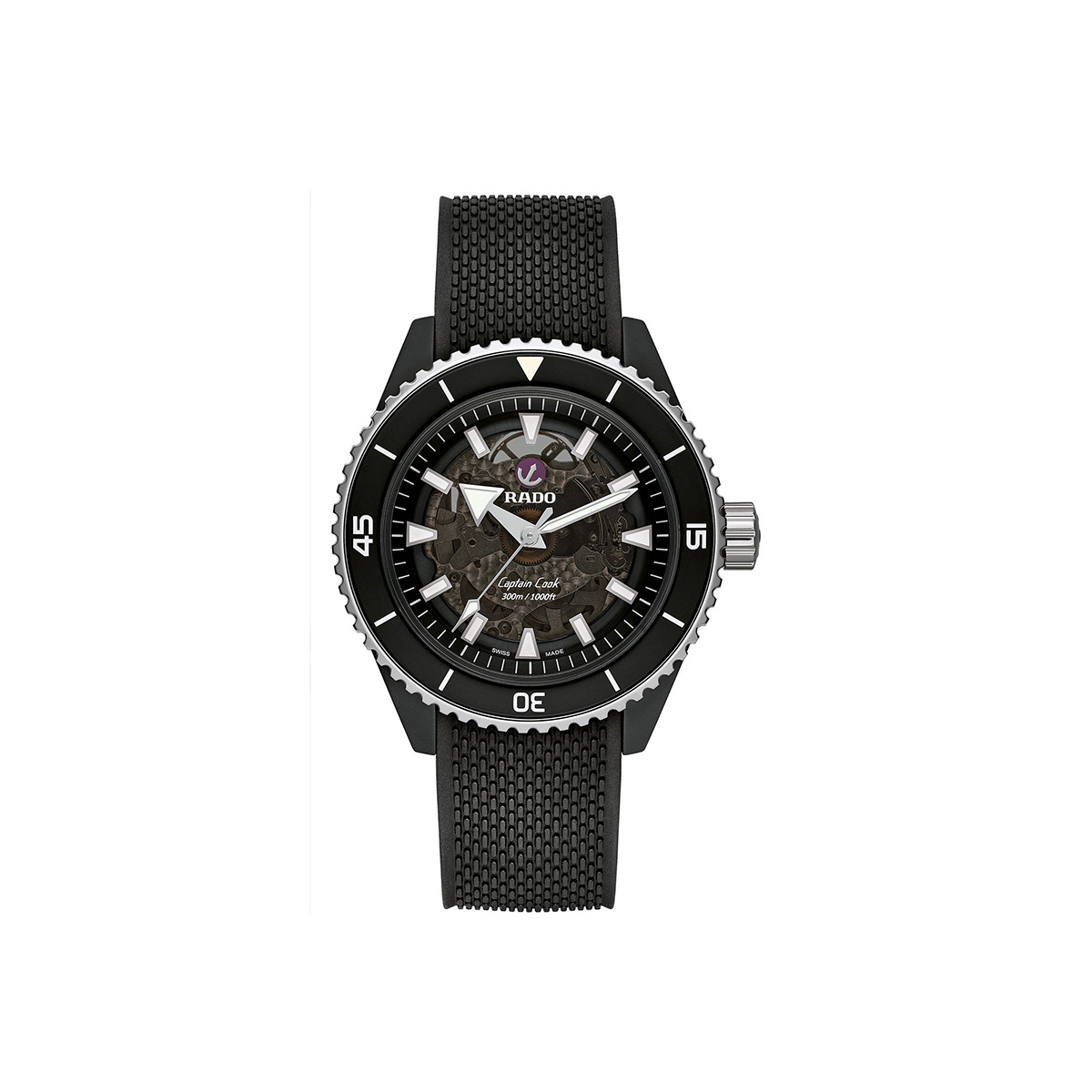 Dit Rado horloge behoort tot de Rado Captain Cook collectie.
Referentienummer: R32127156
Calibre: R734
