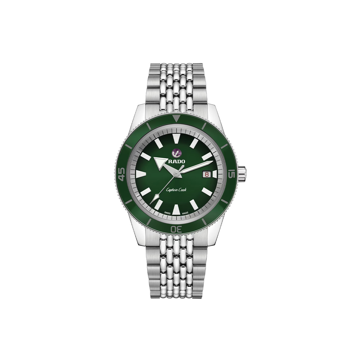 Dit Rado horloge behoort tot de Rado Captain Cook collectie.
Referentienummer: R32505318
Calibre: R763
