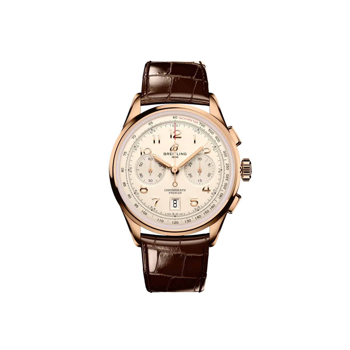 Dit Breitling horloge behoort tot de Breitling Premier collectie. 
Referentienummer: RB0145371G1P1
Caliber: Breitling 01 (Manufacture)
