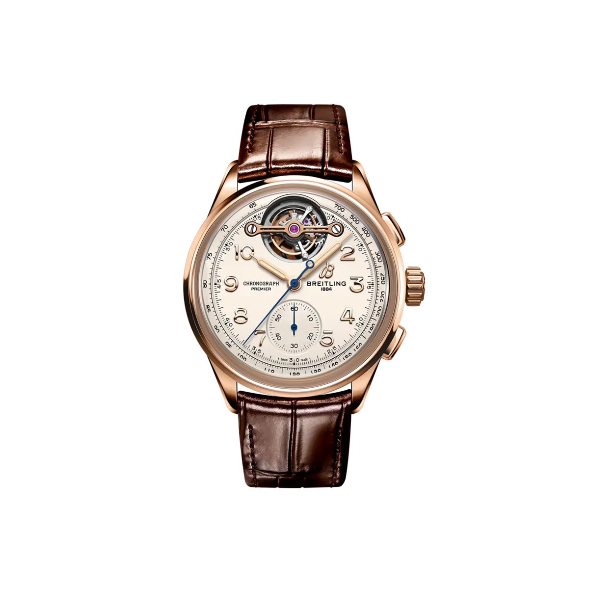 Dit Breitling horloge behoort tot de Breitling Premier collectie. 
Referentienummer: RB2120211G1P1
Caliber: Breitling B21 (Manufacture La Joux-Perret)
