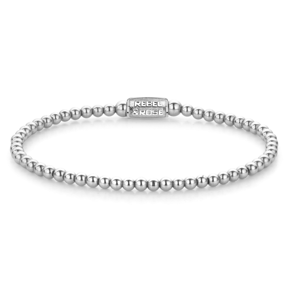 Rebel & Rose - Silver Shine - 3mm Staal Medium