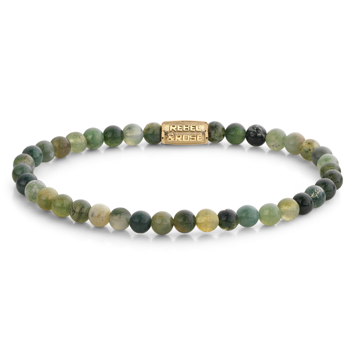 Rebel & Rose - Stones Only Secret Garden Goldplated 16.5cm - RR-40095-G-S