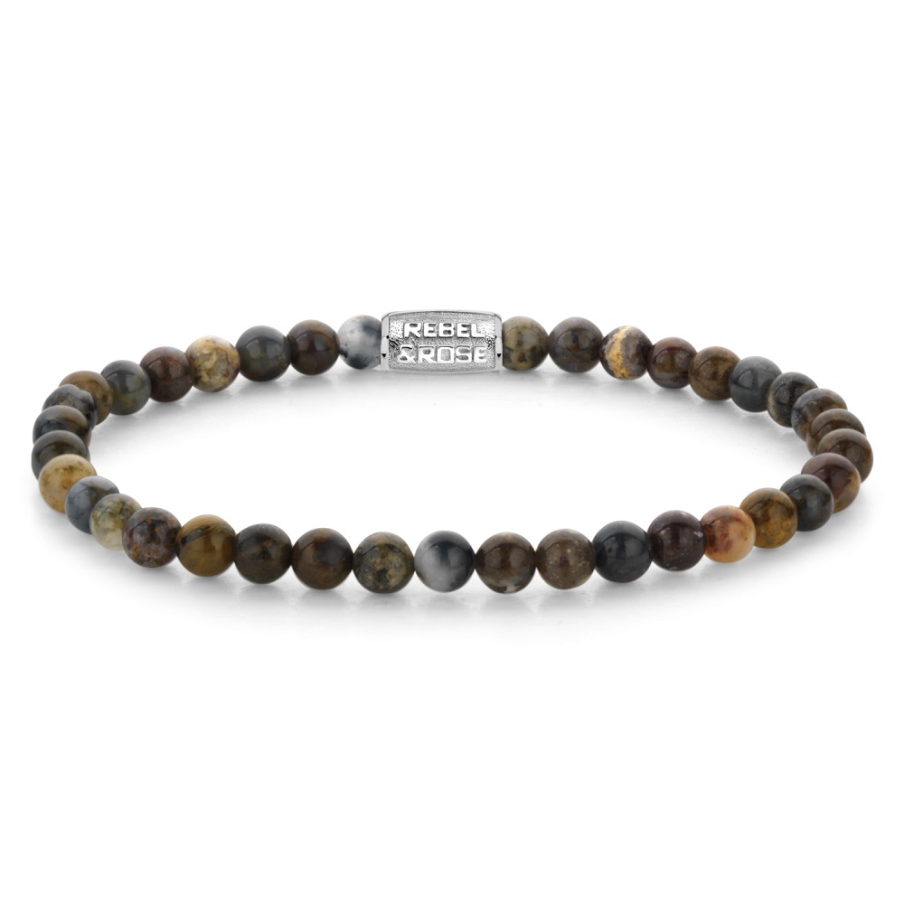Rebel & Rose - Autumn Rocks - 4mm Staal, Small 16.5cm