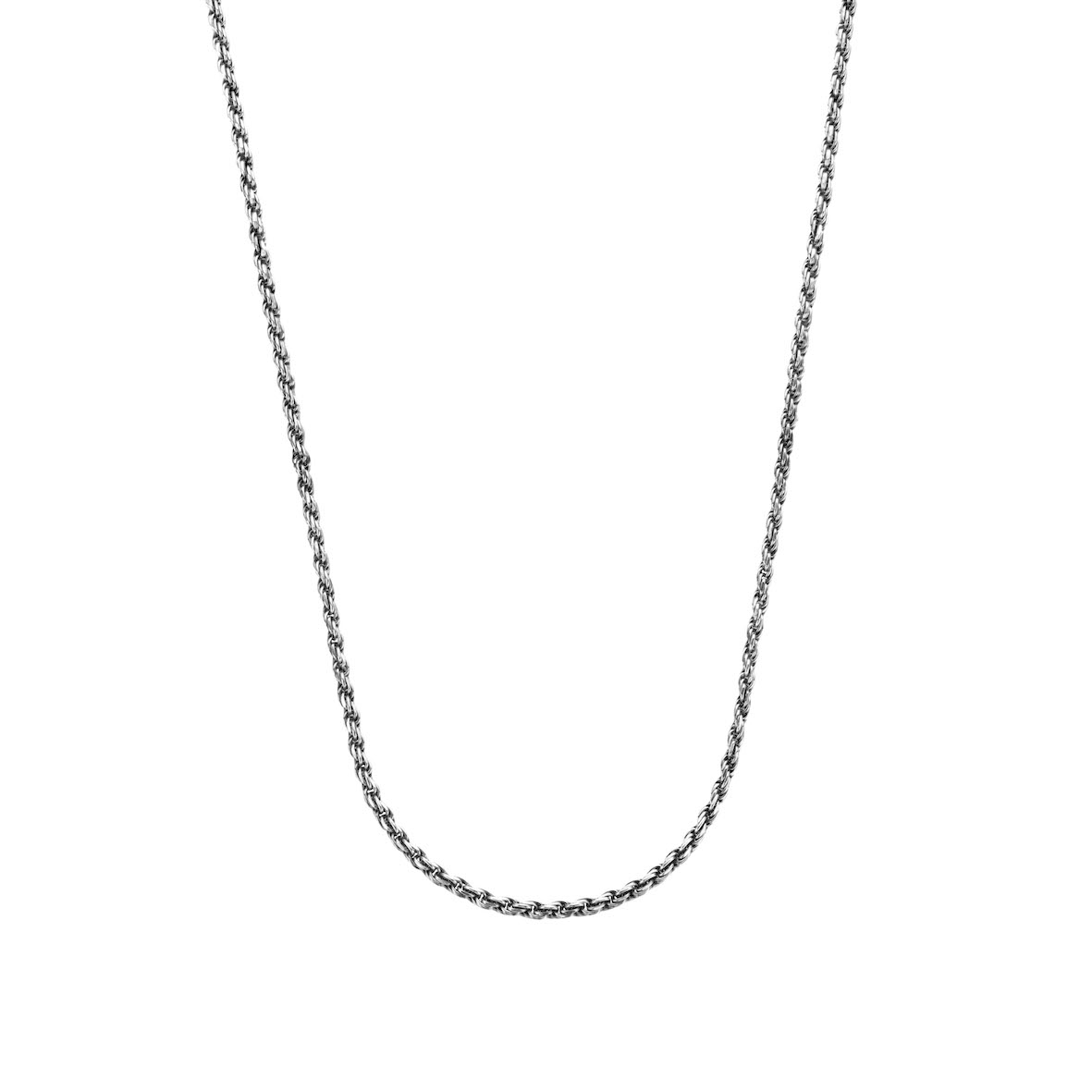 Necklaces - Necklace Rope Silver 925 - 2mm RR-NL051-S-55