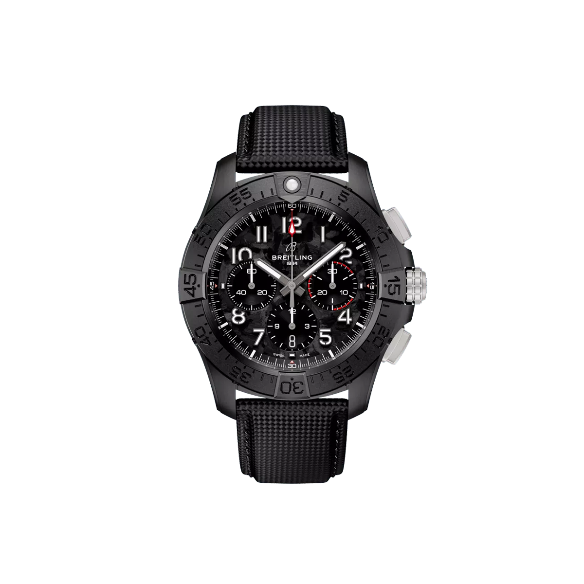 Dit Breitling horloge behoort tot de Breitling Avenger collectie. 
Referentienummer: SB0147101B1X1
Caliber: Breitling 01 (Manufacture)