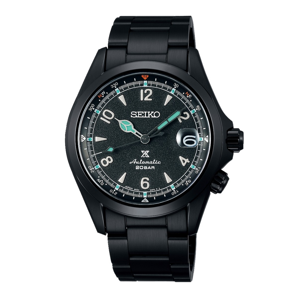 Seiko Prospex - Limited Edition. 5500 stuks wereldwijd. Alpinist Black Series. Automaat Cal. 6R35. Saffierglas. 200m WR