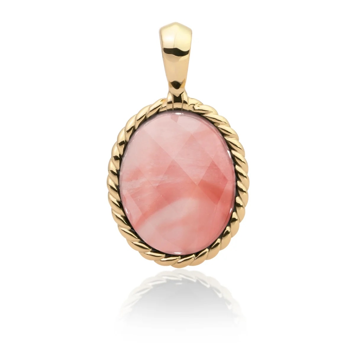 Met de Twist Pendant met Cherry Quartz tover jij jouw favoriete ketting om tot een echte eyecatcher. Dit pareltje is met de hand vervaardigd en daarom is elke pendant uniek, hoe leuk is dat? De Twist pendant is verkrijgbaar in zowel 925 sterling zilver als 925 sterling zilver met een gold plating. De pendant is ingezet met een prachtige ronde facet geslepen Cherry Quartz edelsteen én je kunt hem perfect Mix & Matchen met andere sieraden uit de Twist Collectie. 