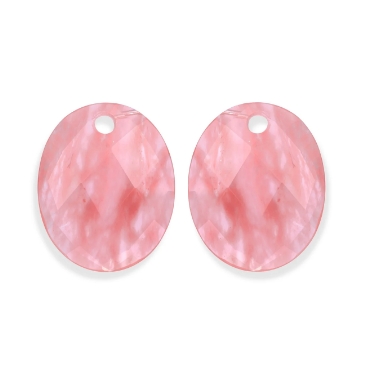 Het mix and match concept is fantastisch voor de oorbellen. Voor een mooie look hang jij deze Cherry Quartz Large Oval oorbel edelstenen aan jouw favoriete creolen of oorstekers.