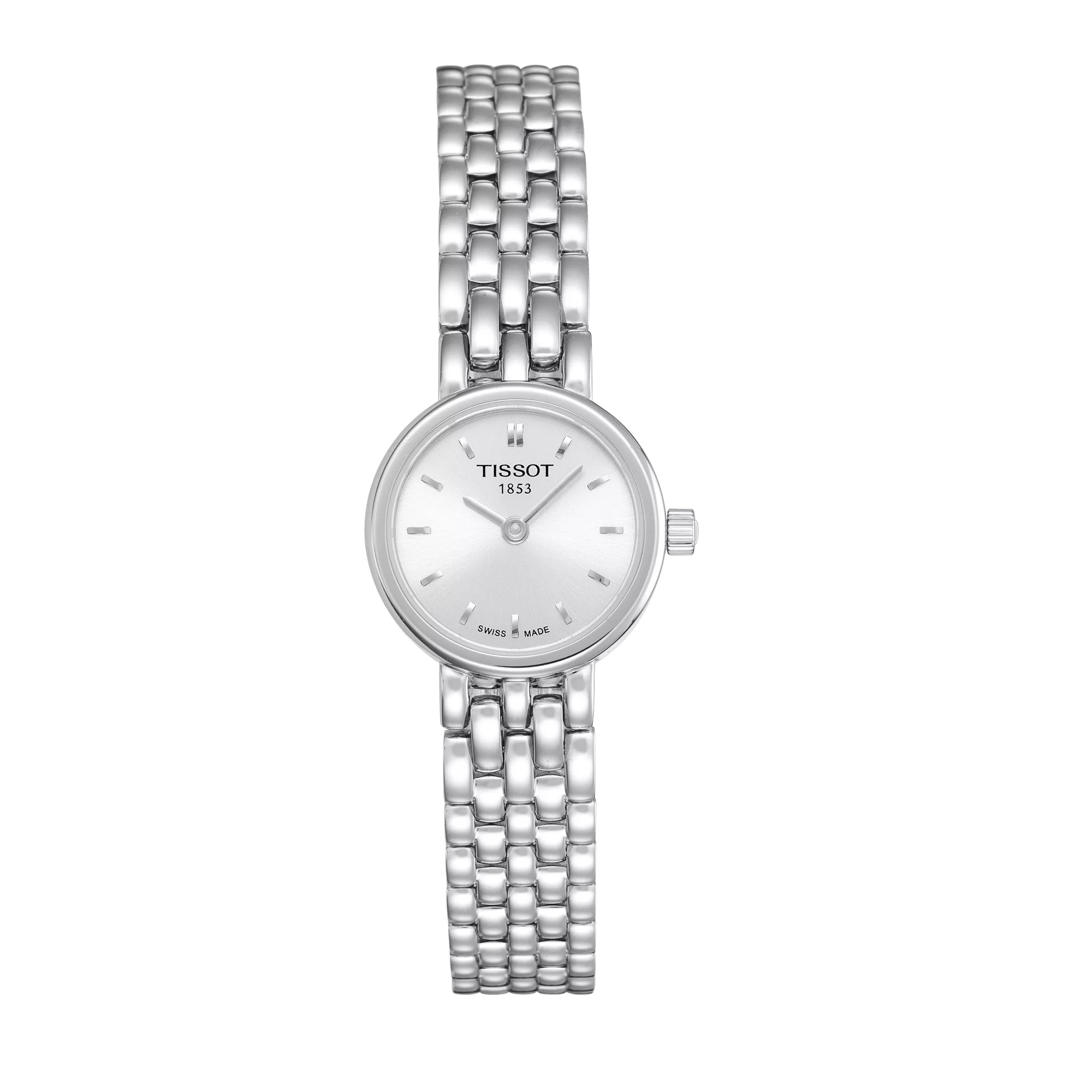 Tissot - Lovely staal dames, stalen bracelet, met saffierglas, 30m WR - T0580091103100