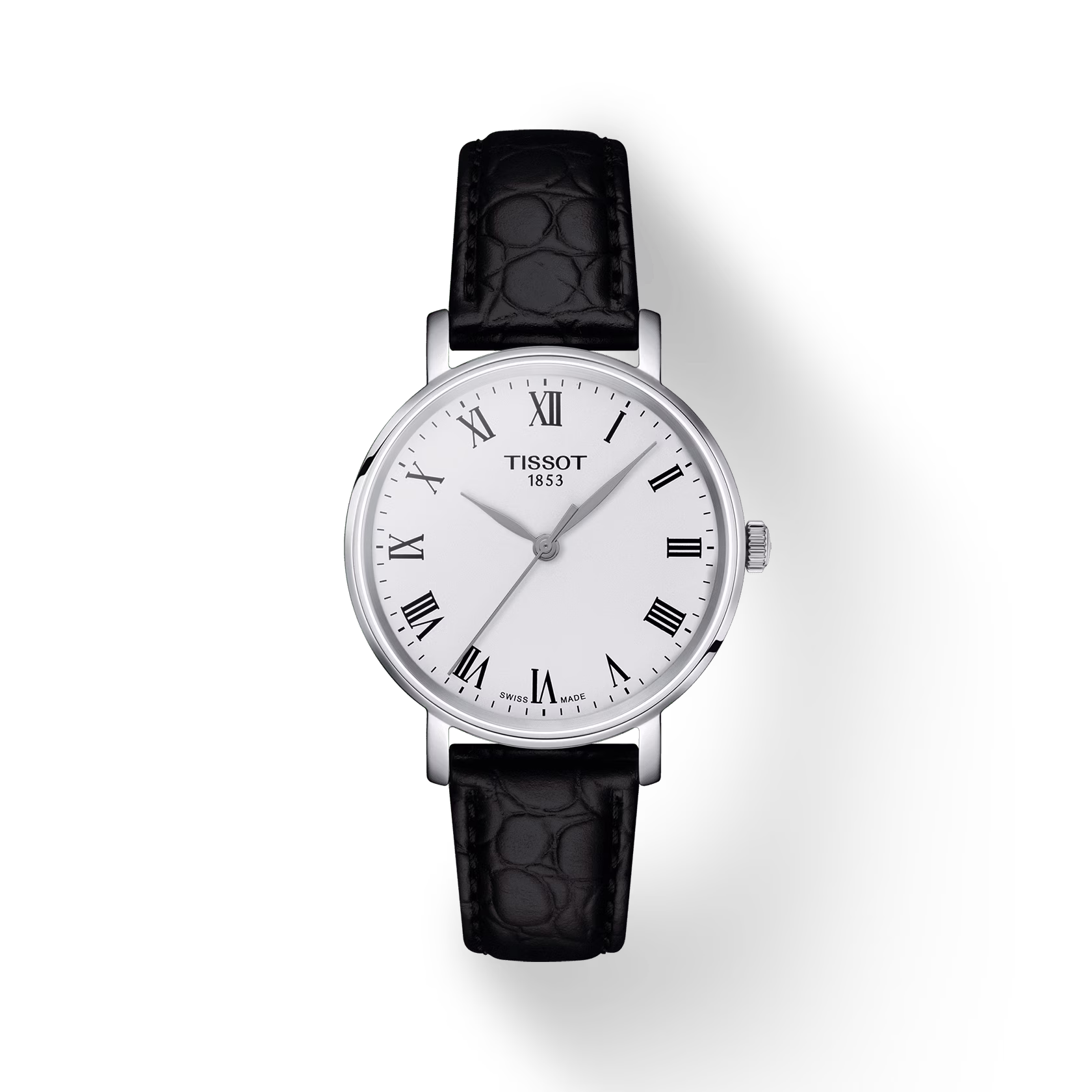 De TISSOT EVERYTIME T1432101603300 is een elegant en tijdloos horloge dat perfect is voor dagelijks gebruik. Met een diameter van 34 mm en een hoogte van 7 mm heeft dit horloge een klassieke en subtiele uitstraling. De ronde zilverkleurige behuizing is gemaakt van hoogwaardig roestvrij staal, wat zorgt voor duurzaamheid en een luxe uitstraling.

De witte wijzerplaat wordt beschermd door krasbestendig saffierglas, waardoor het horloge er altijd als nieuw uitziet. De zwarte lederen band zorgt voor een comfortabele pasvorm en voegt een vleugje elegantie toe aan het geheel.

Dit horloge heeft een analoge tijdaanduiding en wordt aangedreven door een quartz uurwerk, wat zorgt voor een nauwkeurige en betrouwbare tijdmeting. Helaas beschikt dit horloge niet over een datumweergave, maar dat maakt het ontwerp wel extra strak en minimalistisch.

Diameter:34 mm
316L roestvrijstalen behuizing
Zwitsers kwartsuurwerk
Krasbestendig saffierglas
Verwisselbare band met snelsluiting
