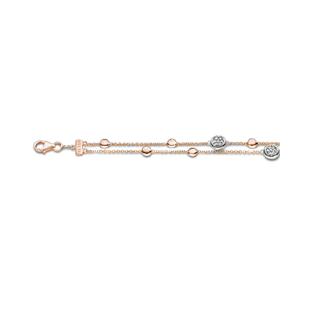 De Tirisi Jewelry Venice armband, modelnummer TB2065D (2P), valt op door zijn elegante ontwerp en hoogwaardige afwerking. Deze luxe armband is perfect voor elke gelegenheid en kan moeiteloos gecombineerd worden met zowel casual als formele outfits. Draag het solo voor een subtiele look of combineer met andere sieraden voor een statement. Een must-have voor iedere sieradenliefhebber.