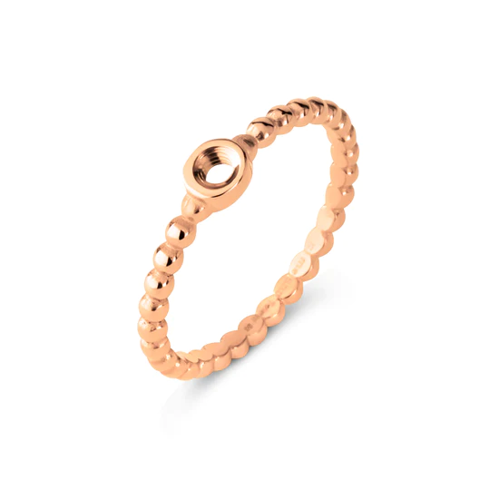 Melano Twisted ring Tiem, Rosékleurig