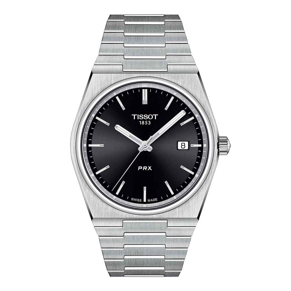 De PRX 40 205, gebaseerd op een beroemd ontwerp uit 1978, is een onmisbaar uurwerk met een geïntegreerde kast en armband. Door het opmerkelijk smalle, tijdloze en solide ontwerp is dit een ideaal horloge voor mensen met een passie voor design en een oog voor vernuftigheid. Dit model is voorzien van een zwarte wijzerplaat met sunburst-afwerking.