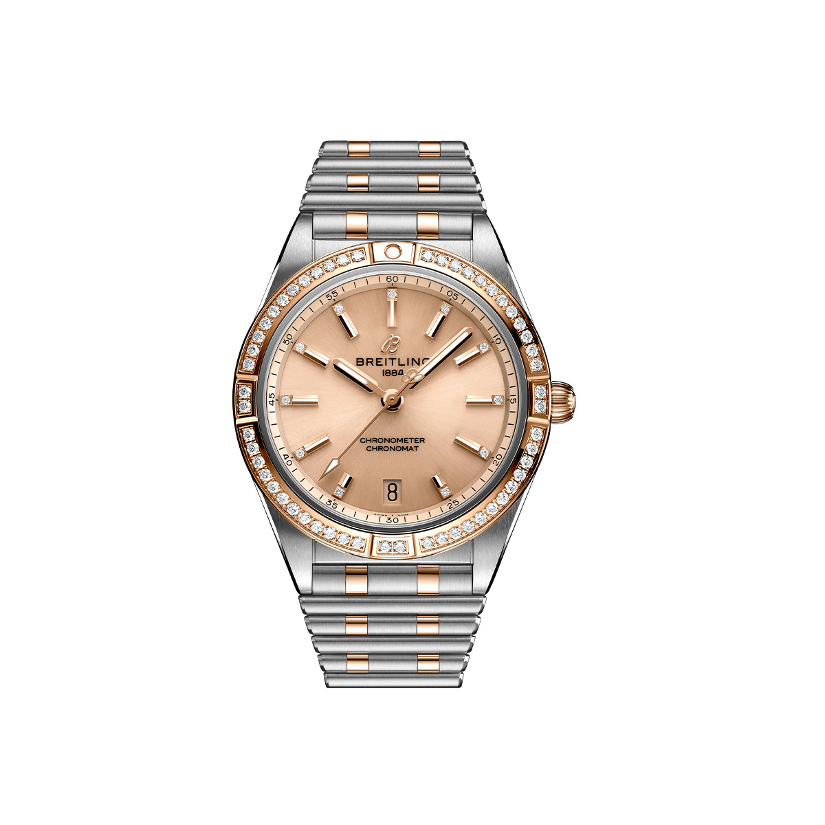Dit Breitling horloge behoort tot de Breitling Chronomat collectie. 
Referentienummer: U10380591K1U1
Caliber: Breitling 10

