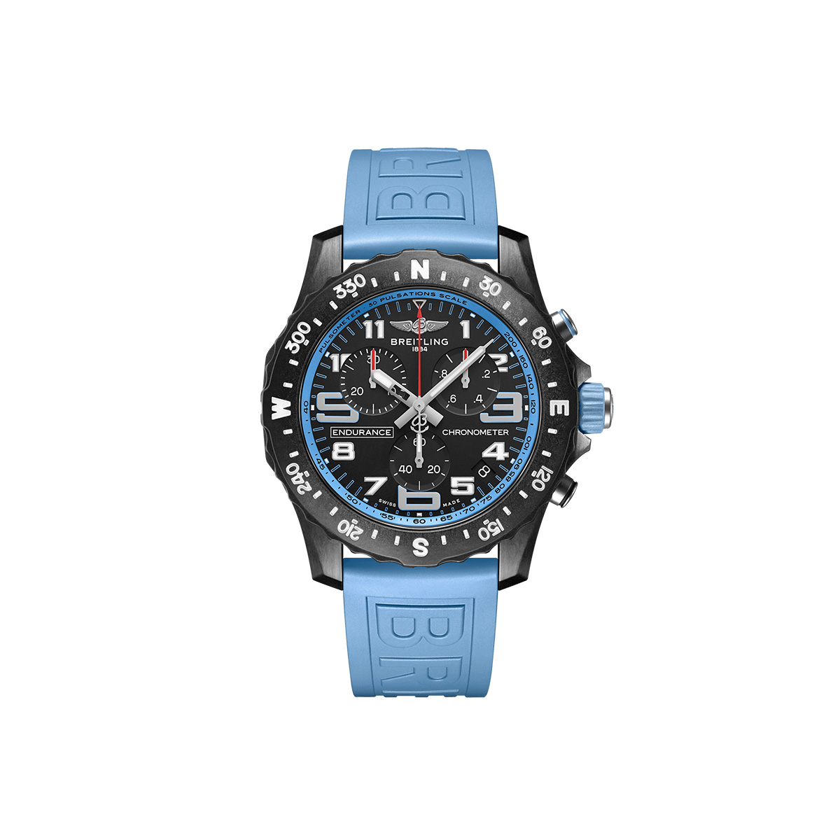 Dit Breitling horloge behoort tot de Breitling Professional collectie. 
Referentienummer: X82310281B1S1
Caliber: Breitling 82
