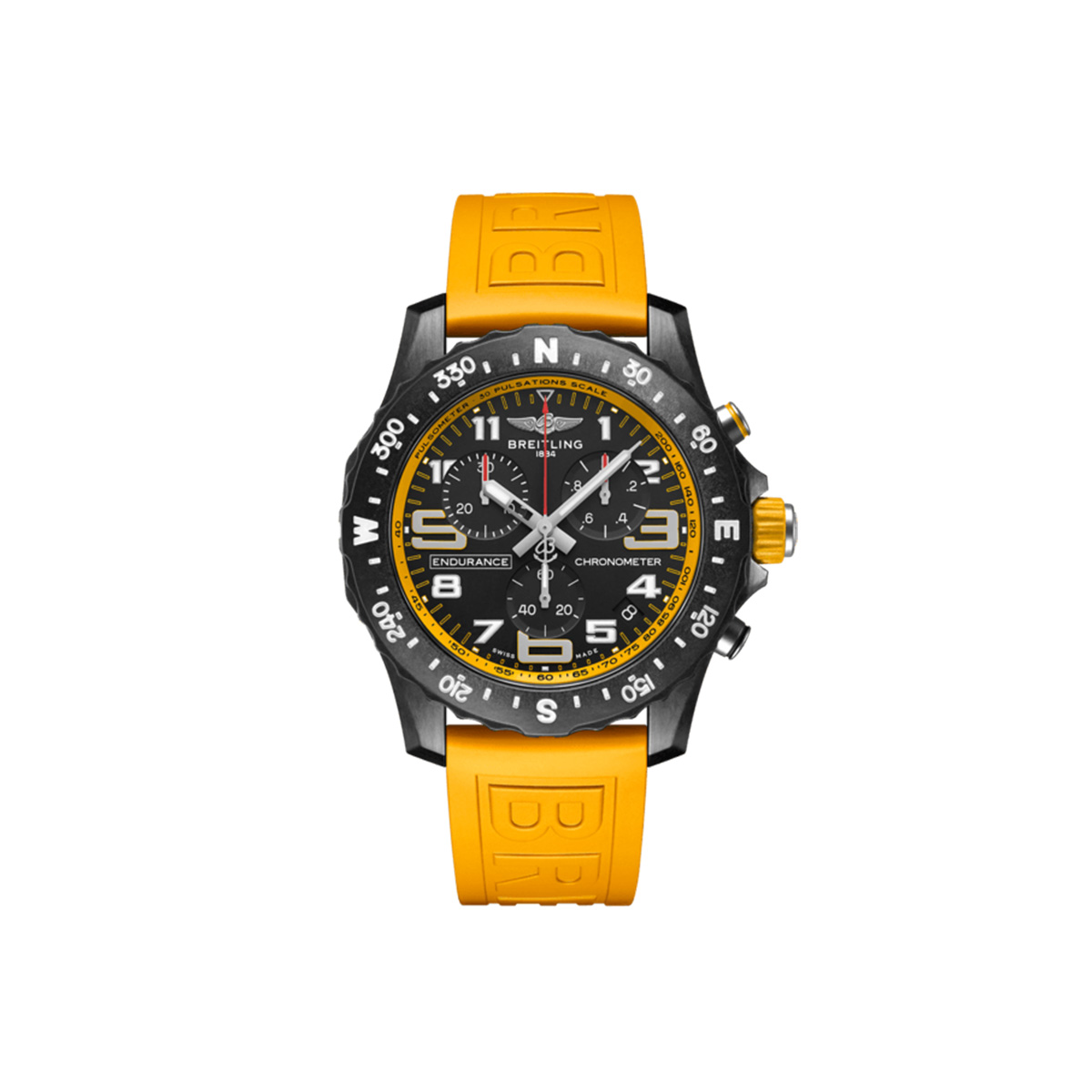 Dit Breitling horloge behoort tot de Breitling Professional collectie. 
Referentienummer: X82310A41B1S1
Caliber: Breitling 82

