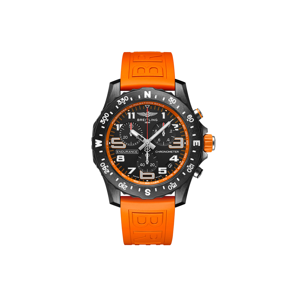 Dit Breitling horloge behoort tot de Breitling Professional collectie. 
Referentienummer: X82310A51B1S1
Caliber: Breitling 82
